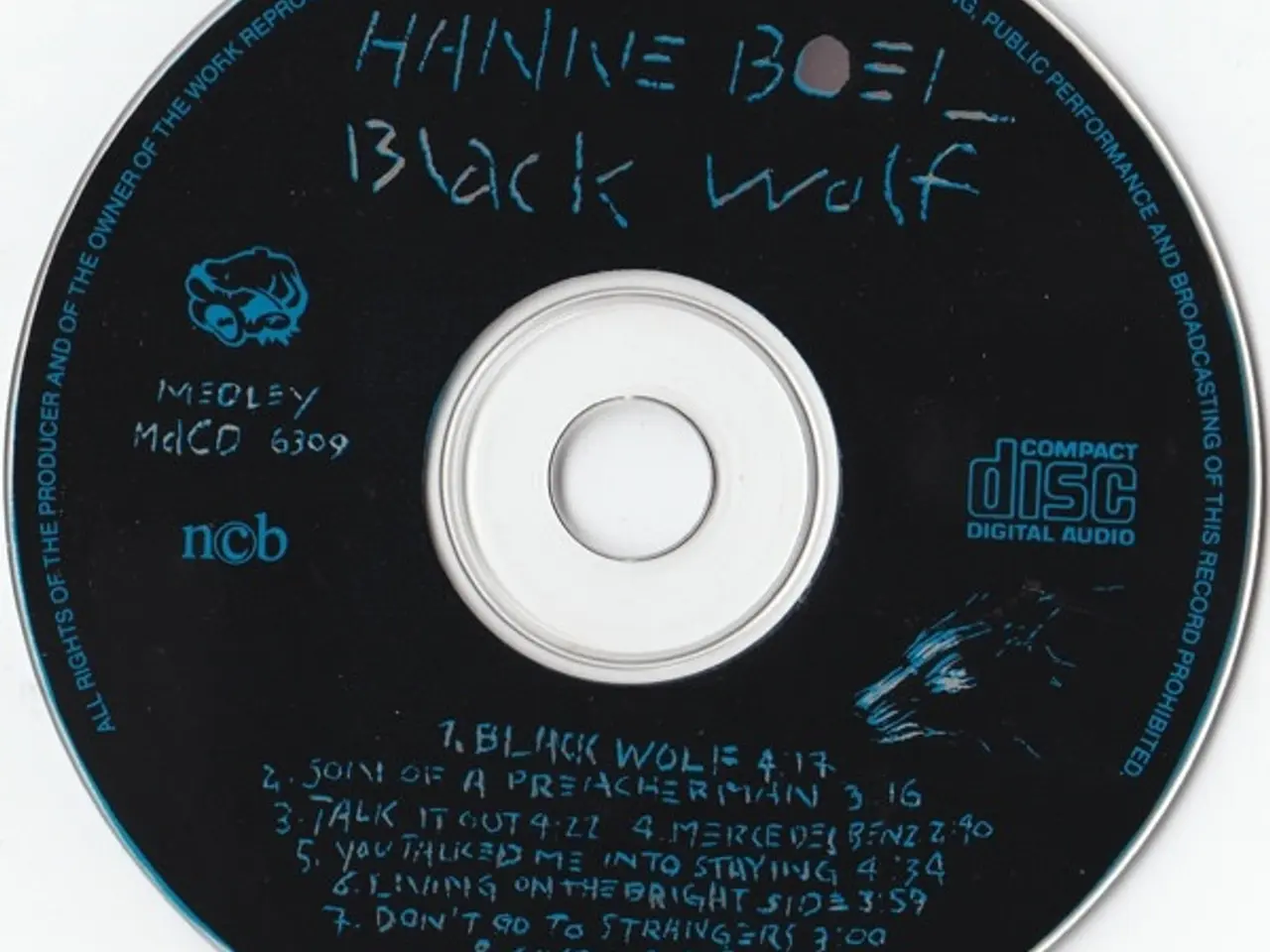 Billede 3 - Hanne Boel – Black Wolf – CD
