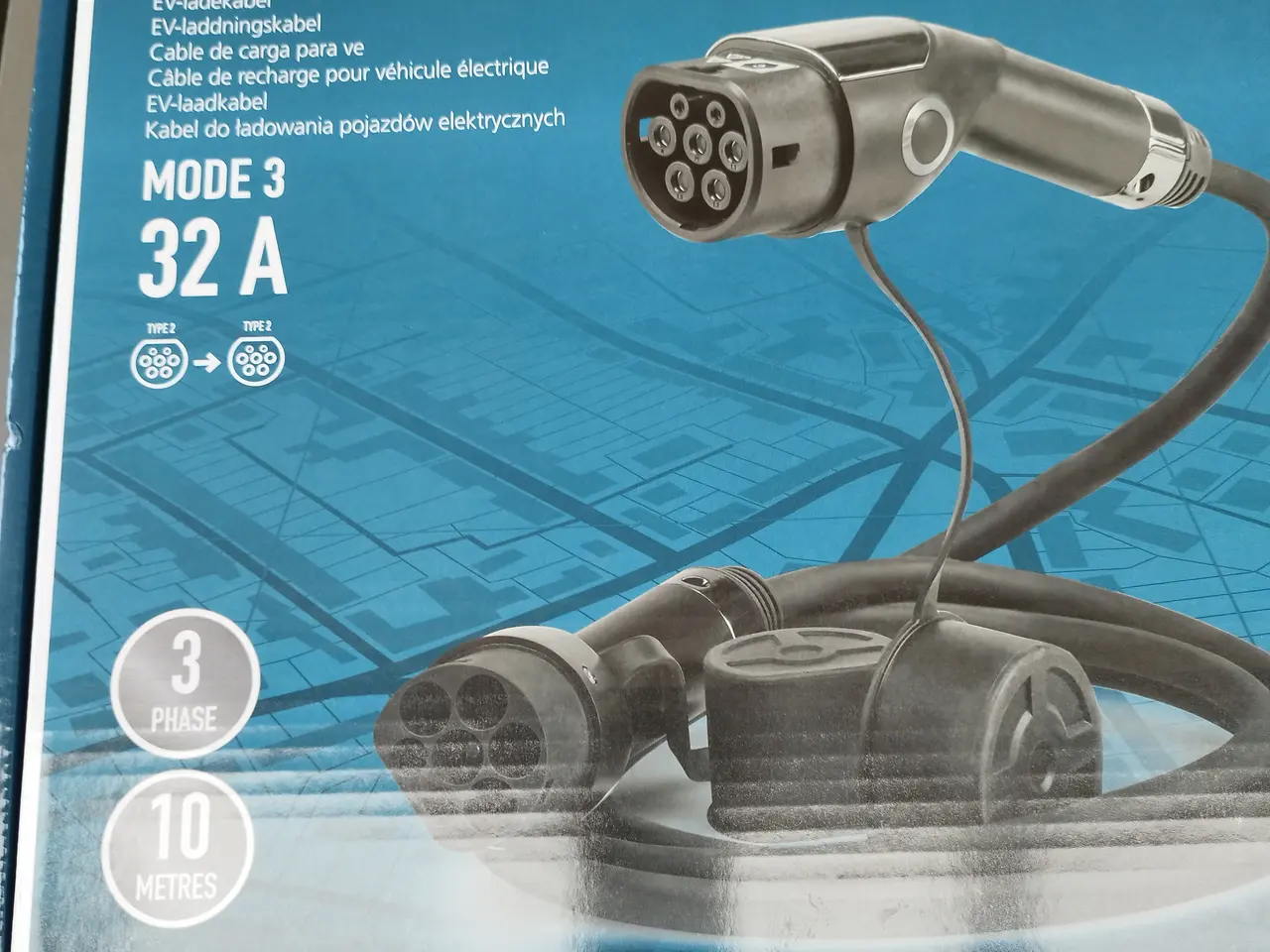 Billede 3 - Razer. EV-LADEKABEL. Mode 3. 32 A