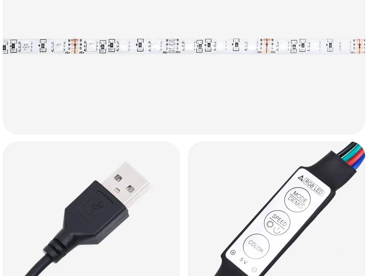 Billede 9 - Sengegavl med LED og opbevaring - artisan-eg, 180 cm