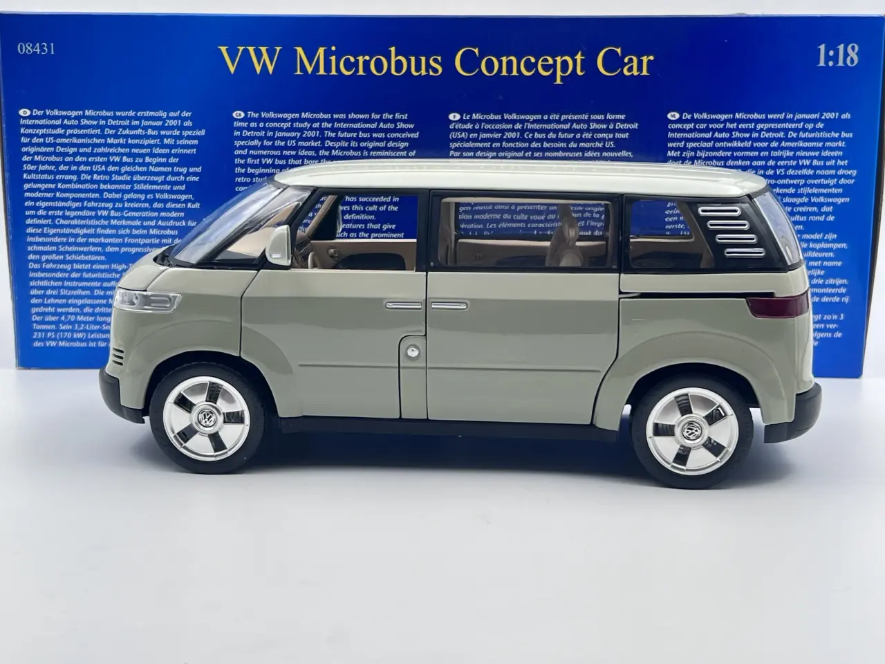 Billede 2 - 2001 VW Microbus Concept / ID. Buzz 1:18  