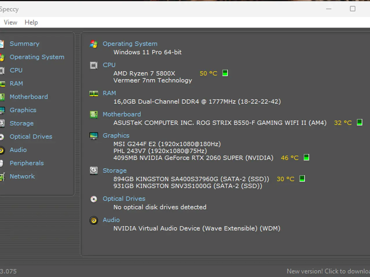 Billede 3 - Gaming-PC | Ryzen 7 5800X | RTX 2060 SUPER | 2TB