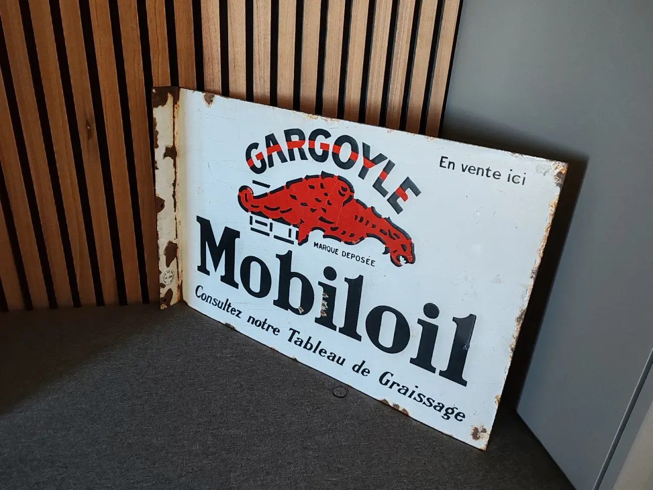Billede 4 - Mobiloil emaljeskilt