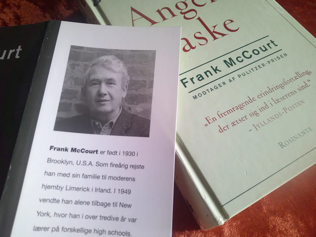 Billede 2 - Angelas aske m.fl., Frank McCourt,