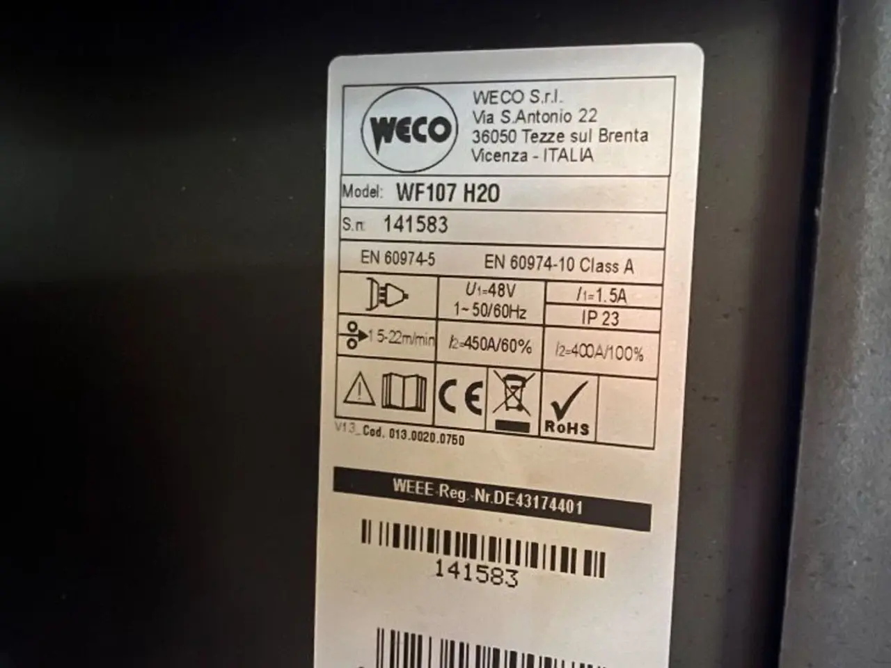 Billede 5 - Weco WF107H20