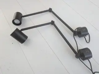 Sort væghængt ikea lampe