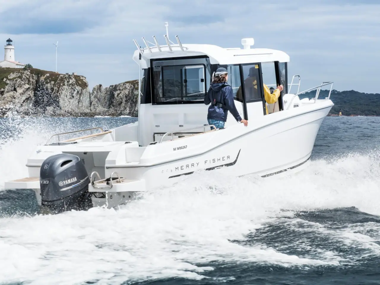 Billede 5 - Yamaha 130 HK - Fjernbetjent, Elektronisk start, Powertrim