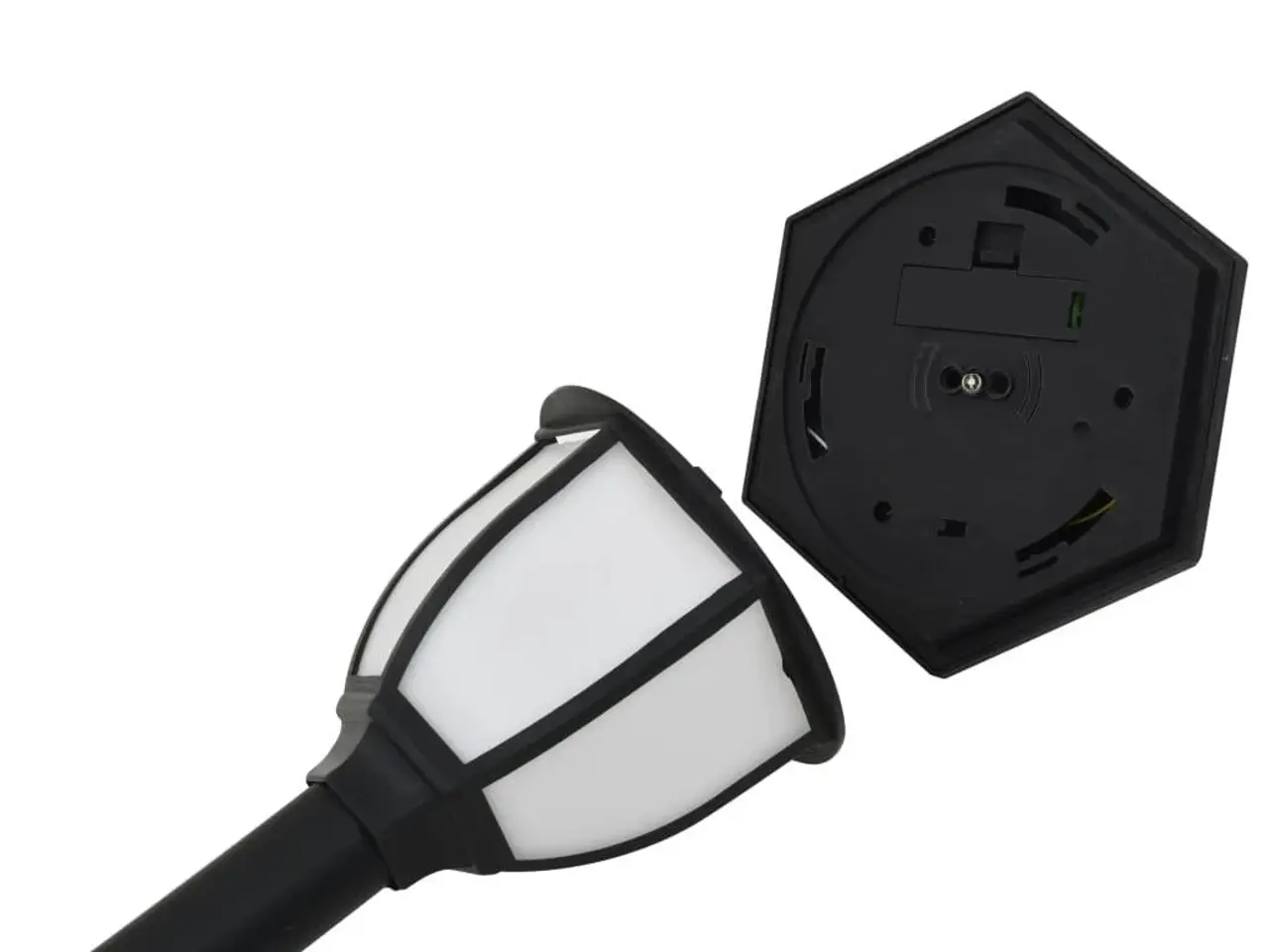Billede 5 - LED-solcellelamper til haven - 3 stk., sort