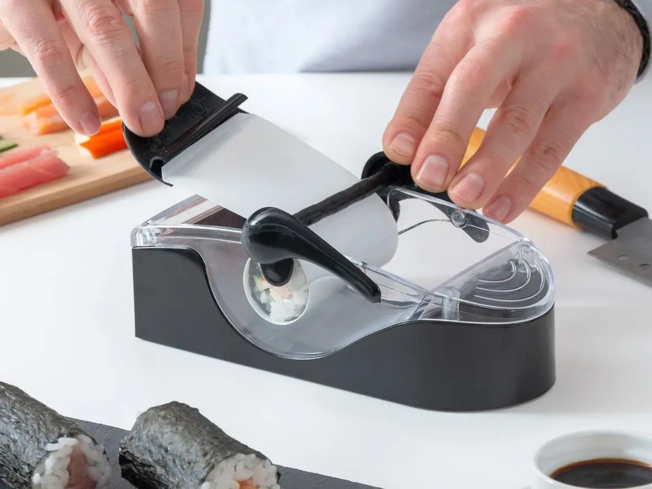 Billede 1 - Oishake Sushi-maskine fra - kompakt og multifunktionel
