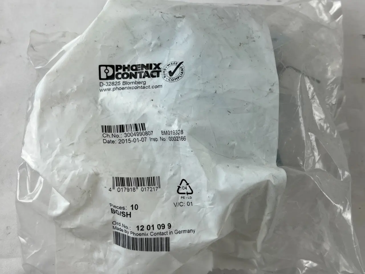 Billede 2 - Phoenix Contact BG/SH 1201099 Angled DIN Rail M6