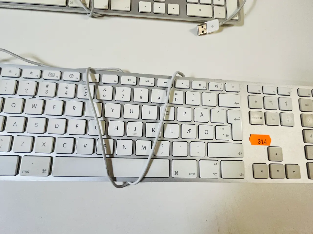 Billede 4 - 4 stk. Keyboards + Mus APPLE Model A1314 + A1243