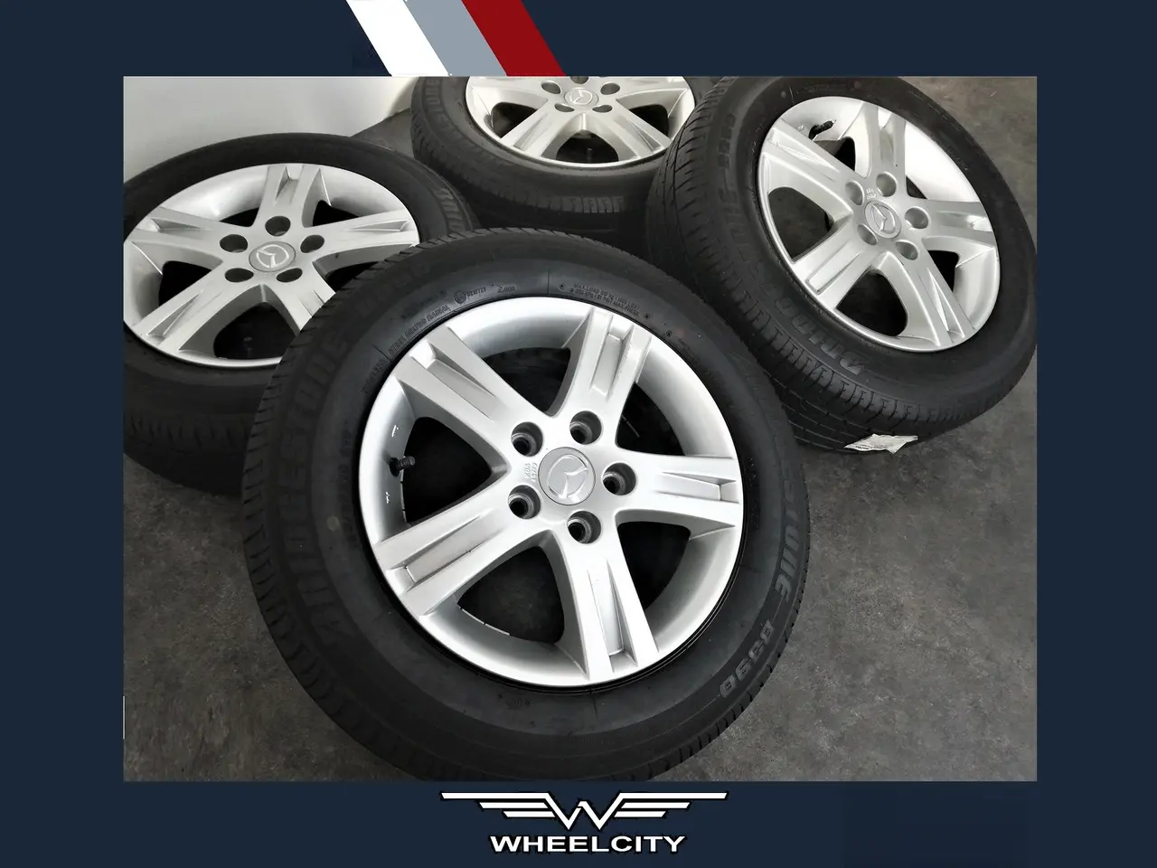 Billede 1 - 5x114,3 15" ET52,5, Mazda fælge