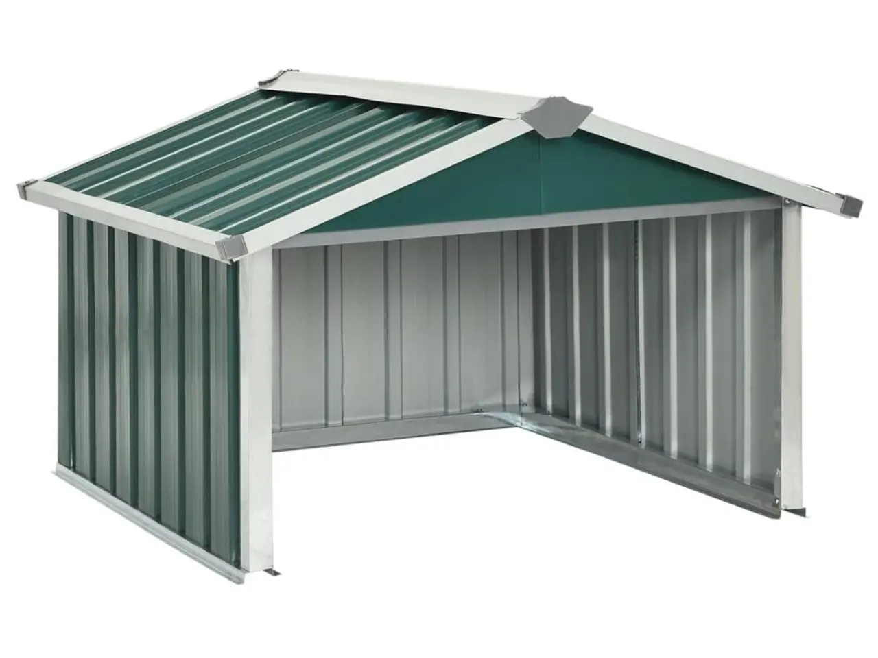 Billede 2 - Garage til robotplæneklipper 92×97×63 cm - galvaniseret stål, grøn