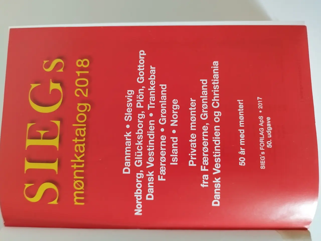 Billede 3 - Siegs Møntkalog 2018