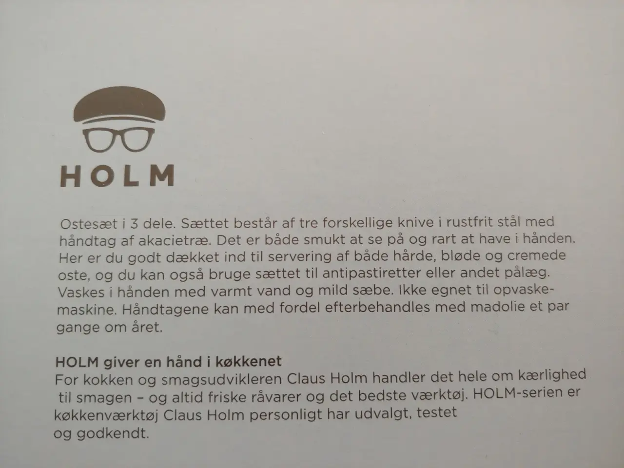 Billede 3 - Claus Holm ostesæt
