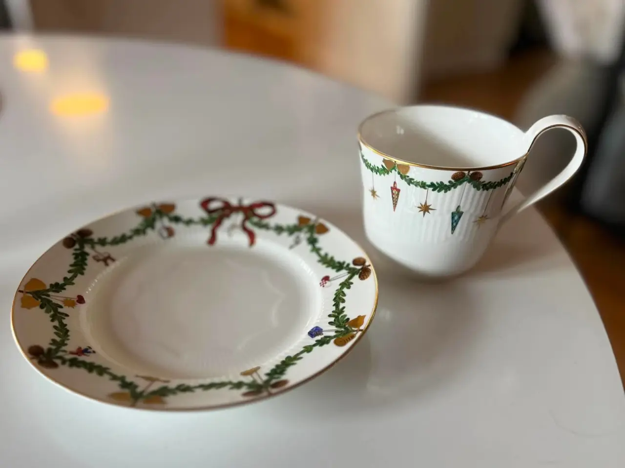 Billede 1 - Højvand Kop og Desserttallerken