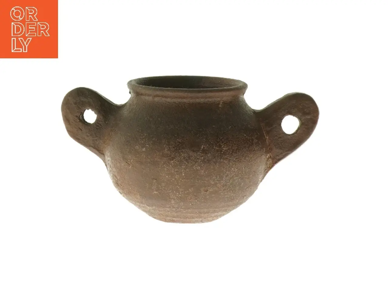 Billede 1 - Lille keramik vase med håndtag (str. 9 cm)
