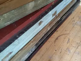 14 stolper 100x100mm ru trykimp. stolper sælges