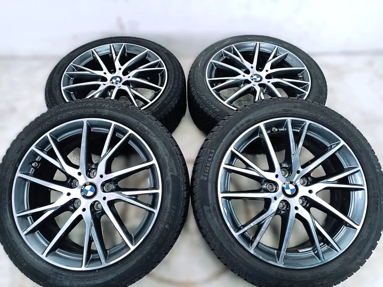 Billede 4 - 5x112 17" ET47 nav 66,6ø BMW vintersæt inkl. TPMS