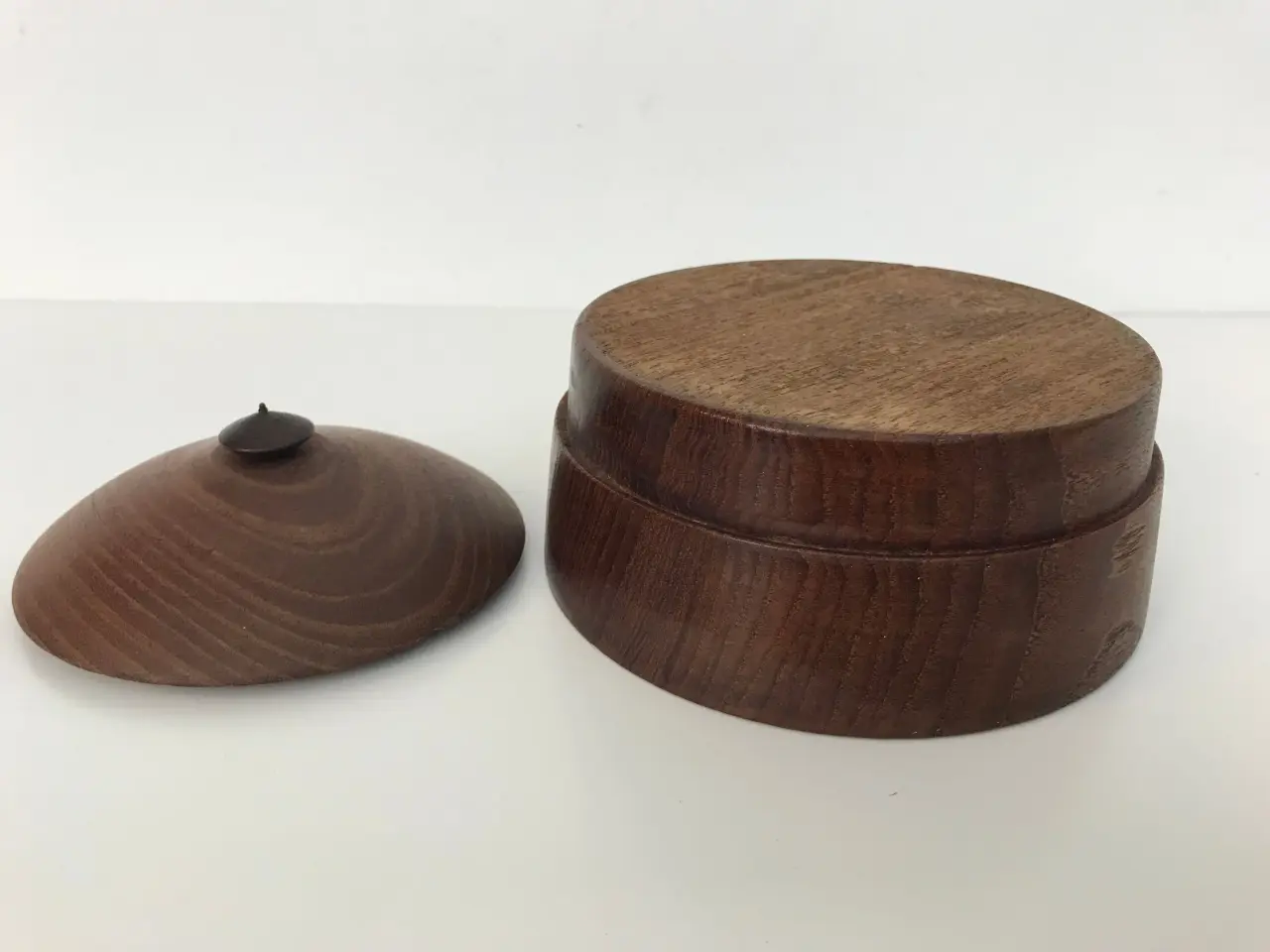 Billede 9 - Retro teak skål med låg