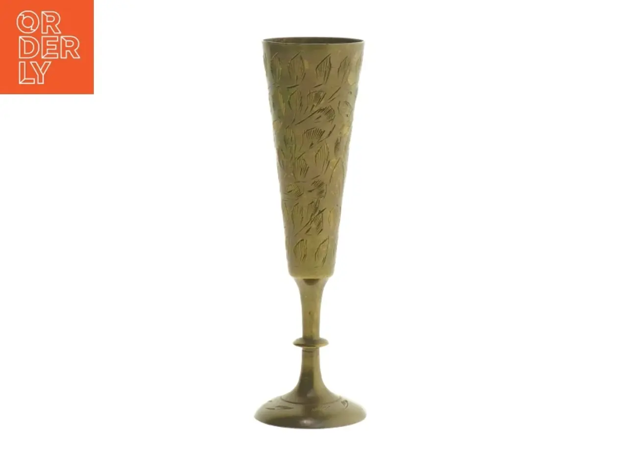 Billede 1 - Dekorativ vase i messing (str. 15 cm)