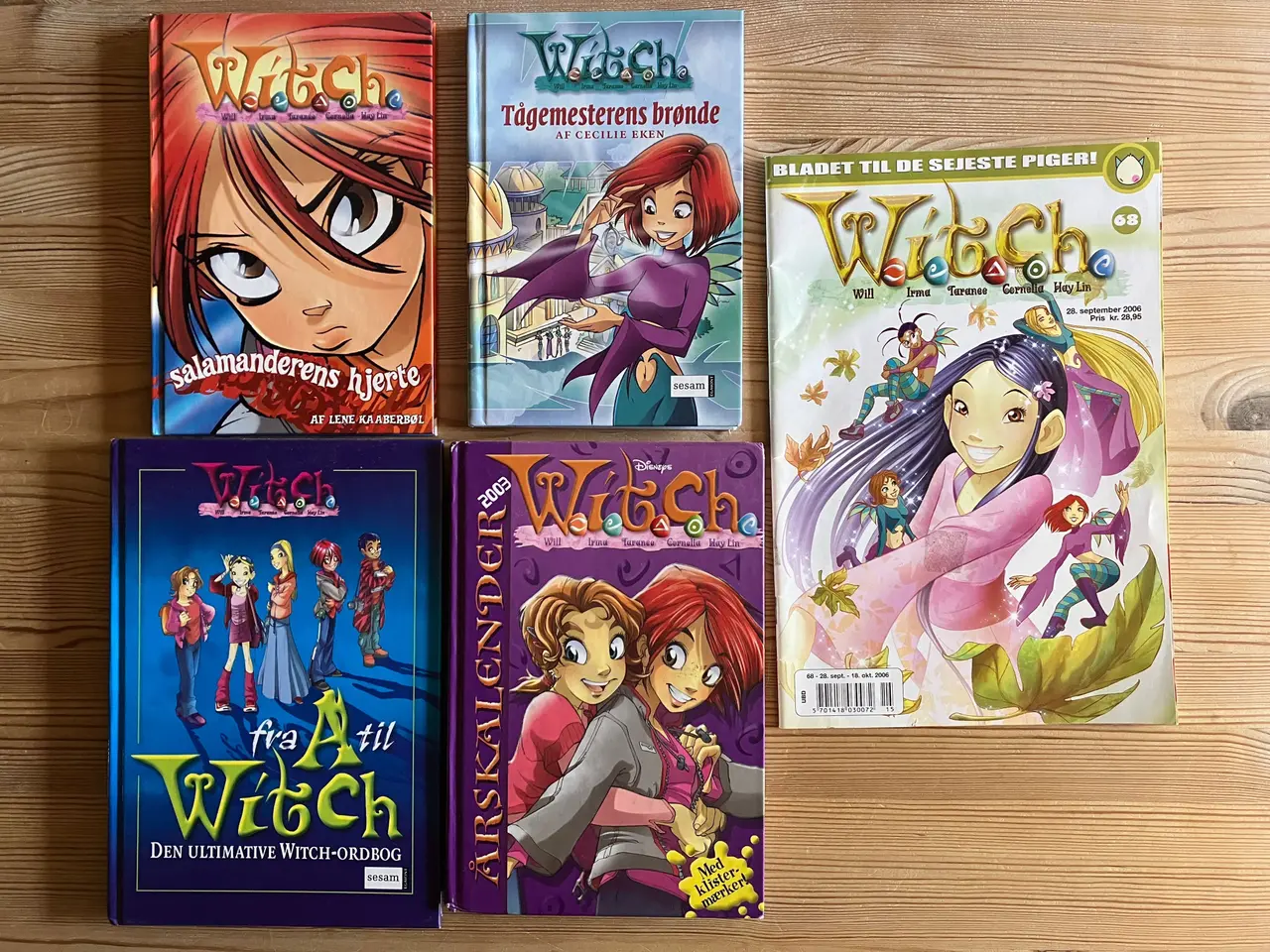 Billede 1 - 3 Witch bøger, Ordbog og Witch hæfte