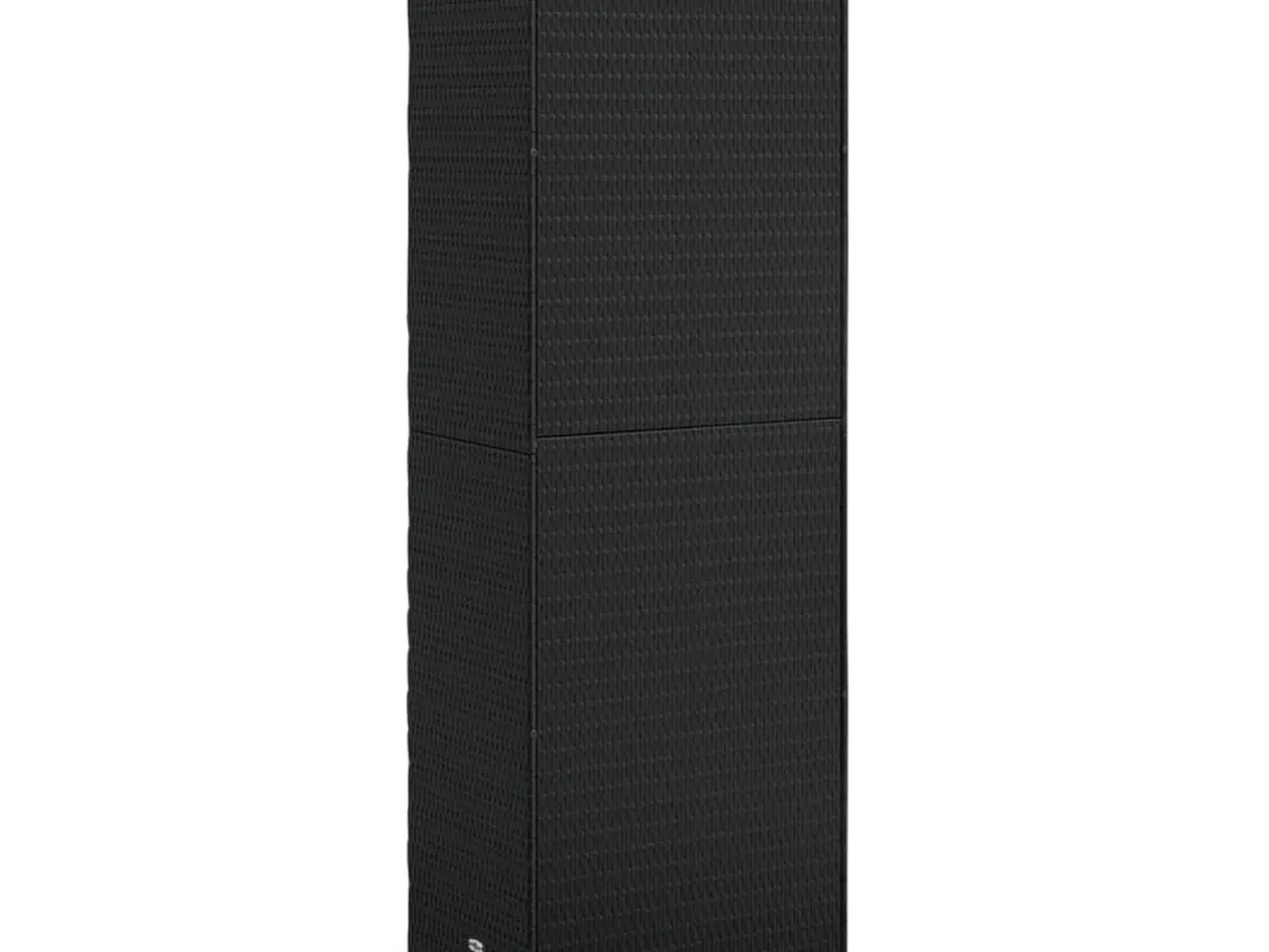 Billede 6 - Opbevaringsskab til haven 59x40x180 cm polyrattan sort
