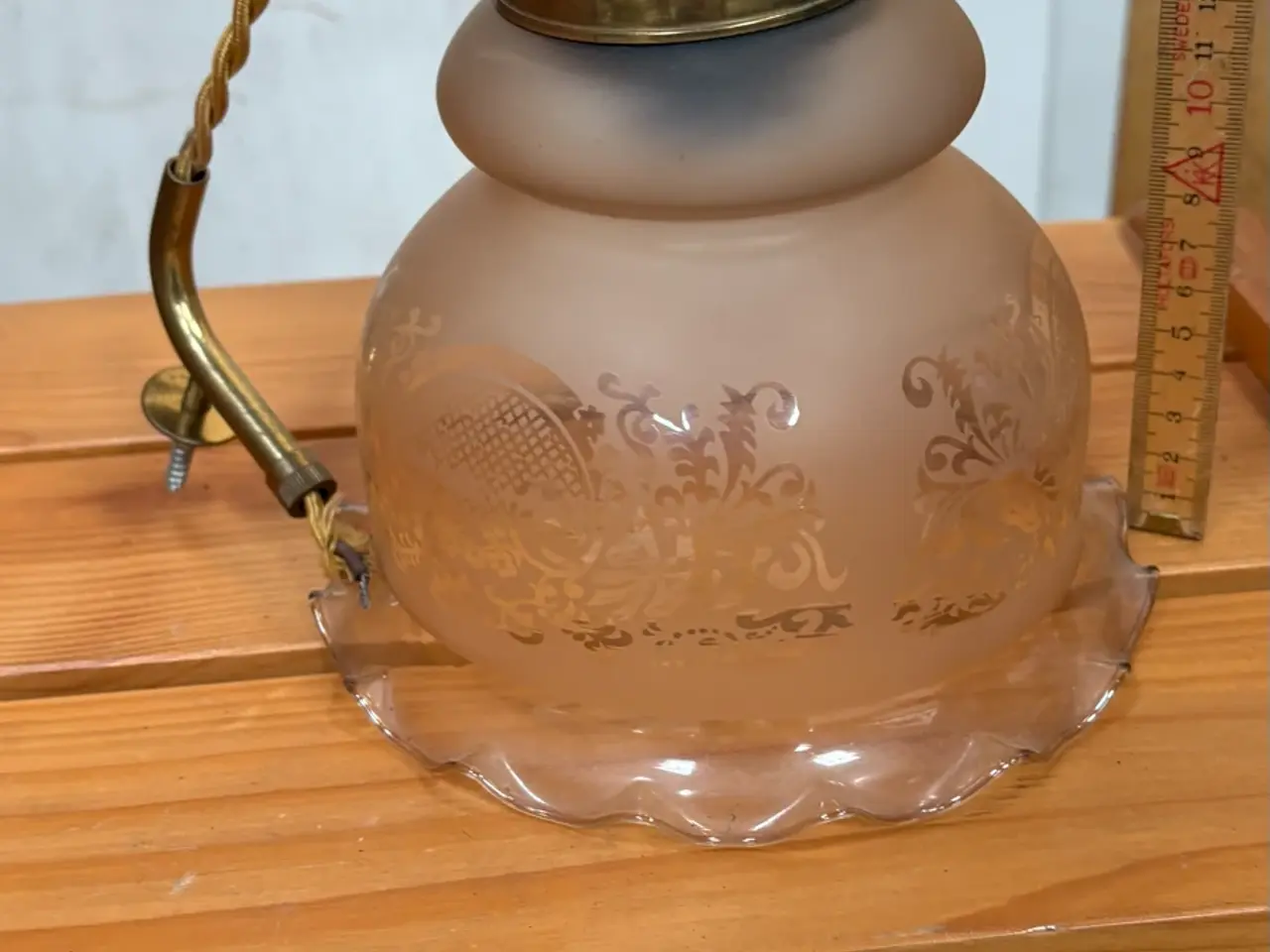 Billede 1 - Gammel antiklampe 