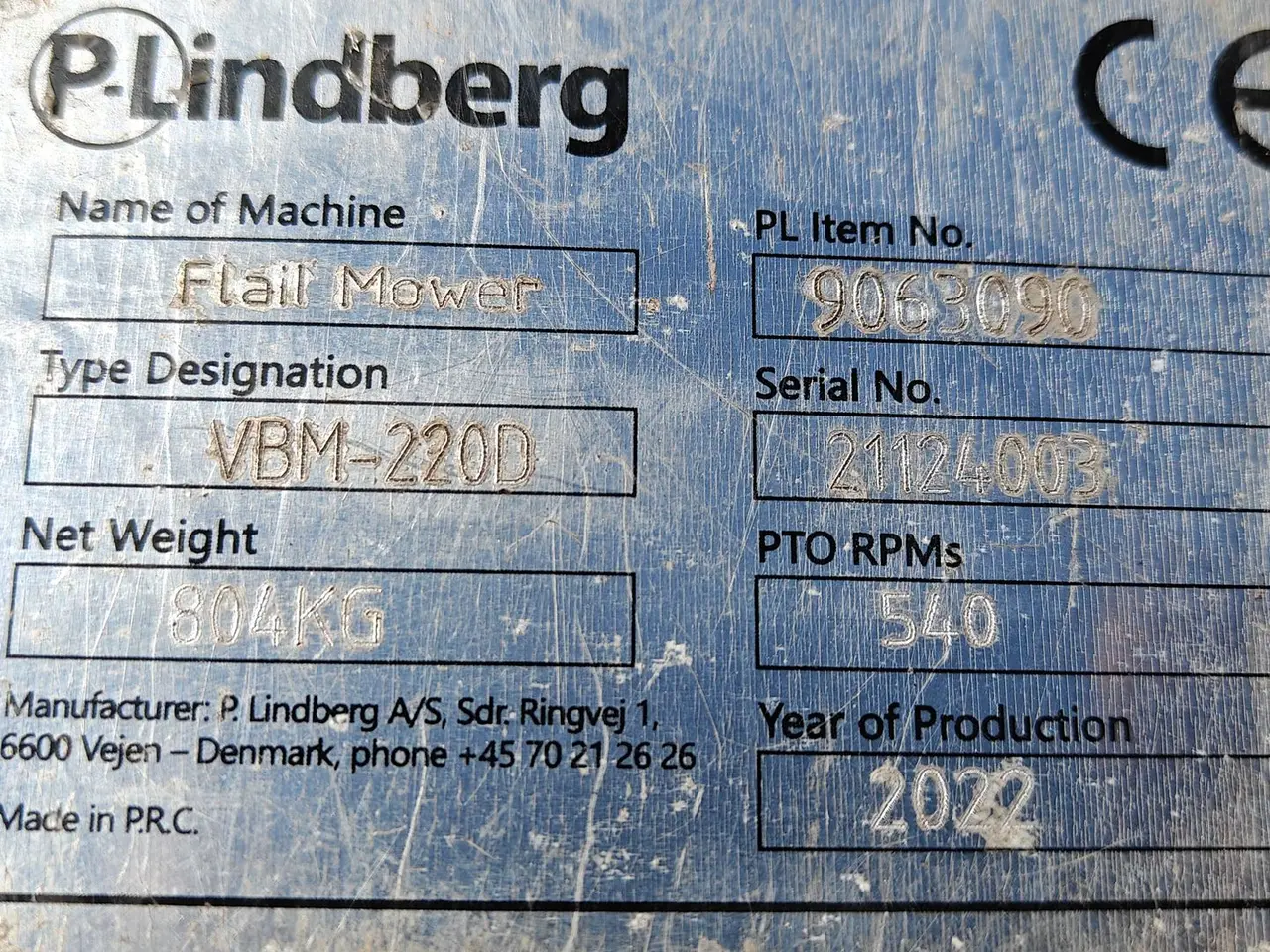 Billede 8 - P. Lindberg VBM-220D