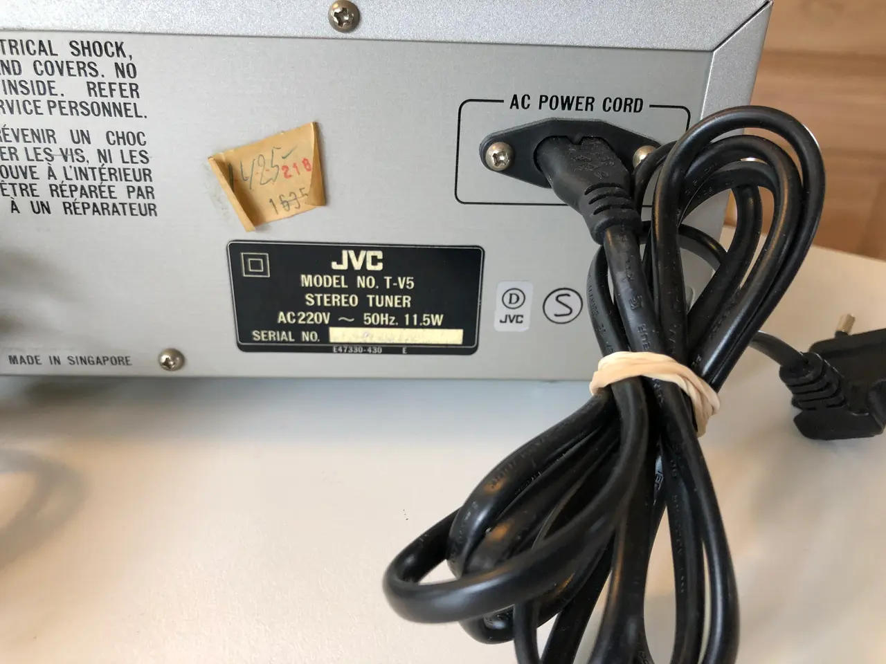 Billede 14 - JVC T-V5 FM/AM stereo tuner