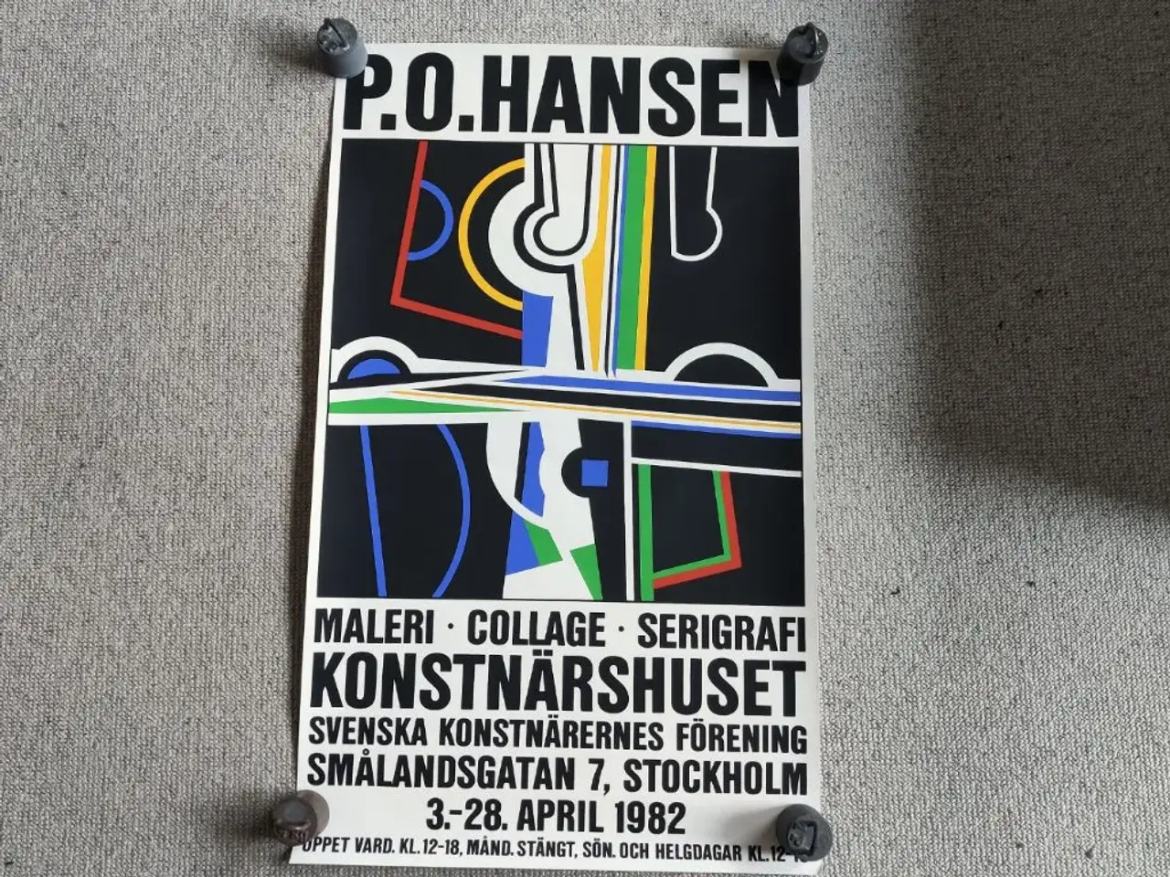 Billede 1 - P.o.hansen plakat