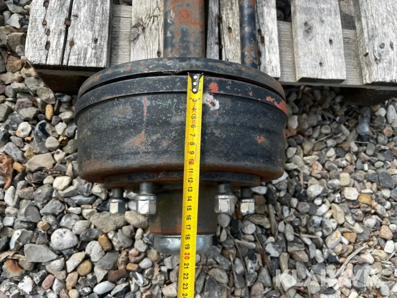 Billede 10 - Aksel med bremse FAD Hydraulisk bremse