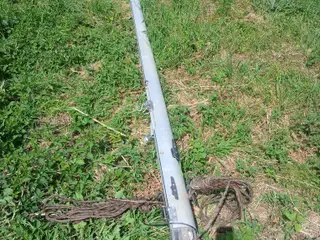 Alu mast 10 mtr til Shipman 28.