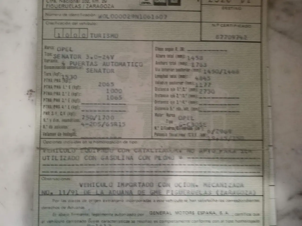 Billede 4 - Opel Senator B 3.0 24V