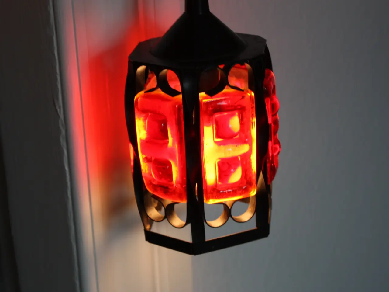 Billede 1 - Alvesta Svensk Design glas lampe højde 19 cm