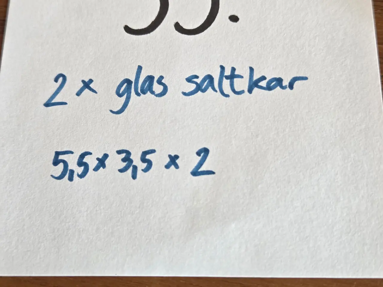 Billede 5 - Sæt med 2 glas saltkar