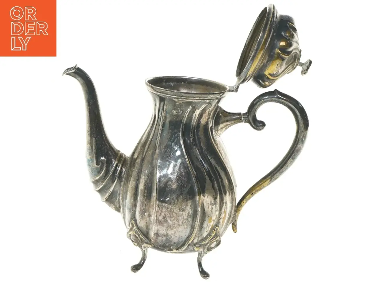 Billede 4 - Vintage metal tekande (str. 25x25x12 cm)