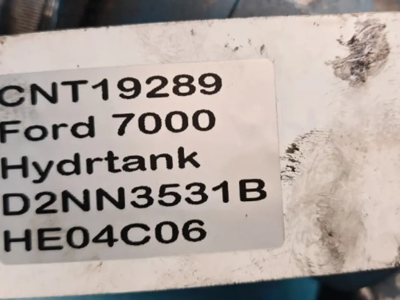 Billede 9 - Ford 7000 Hydrauliktank D2NN3531B
