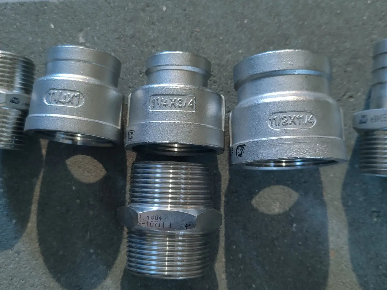 Billede 1 - Div. fittings/rør rustfri 316