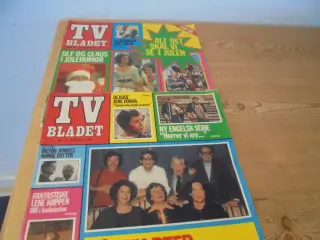 5 TV-blade fra Billed Bladet 1977-1987 God stand