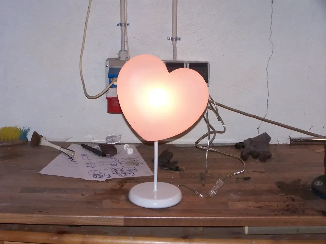 Billede 2 - Bordlampe (love) ILVA