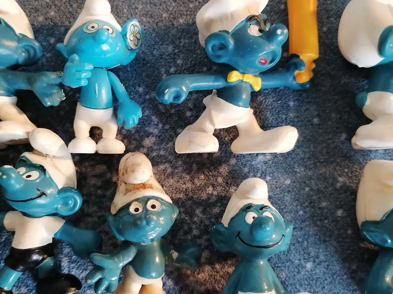 Billede 4 - 9 Smølfefigurer fra Schleich - Peyo Bully