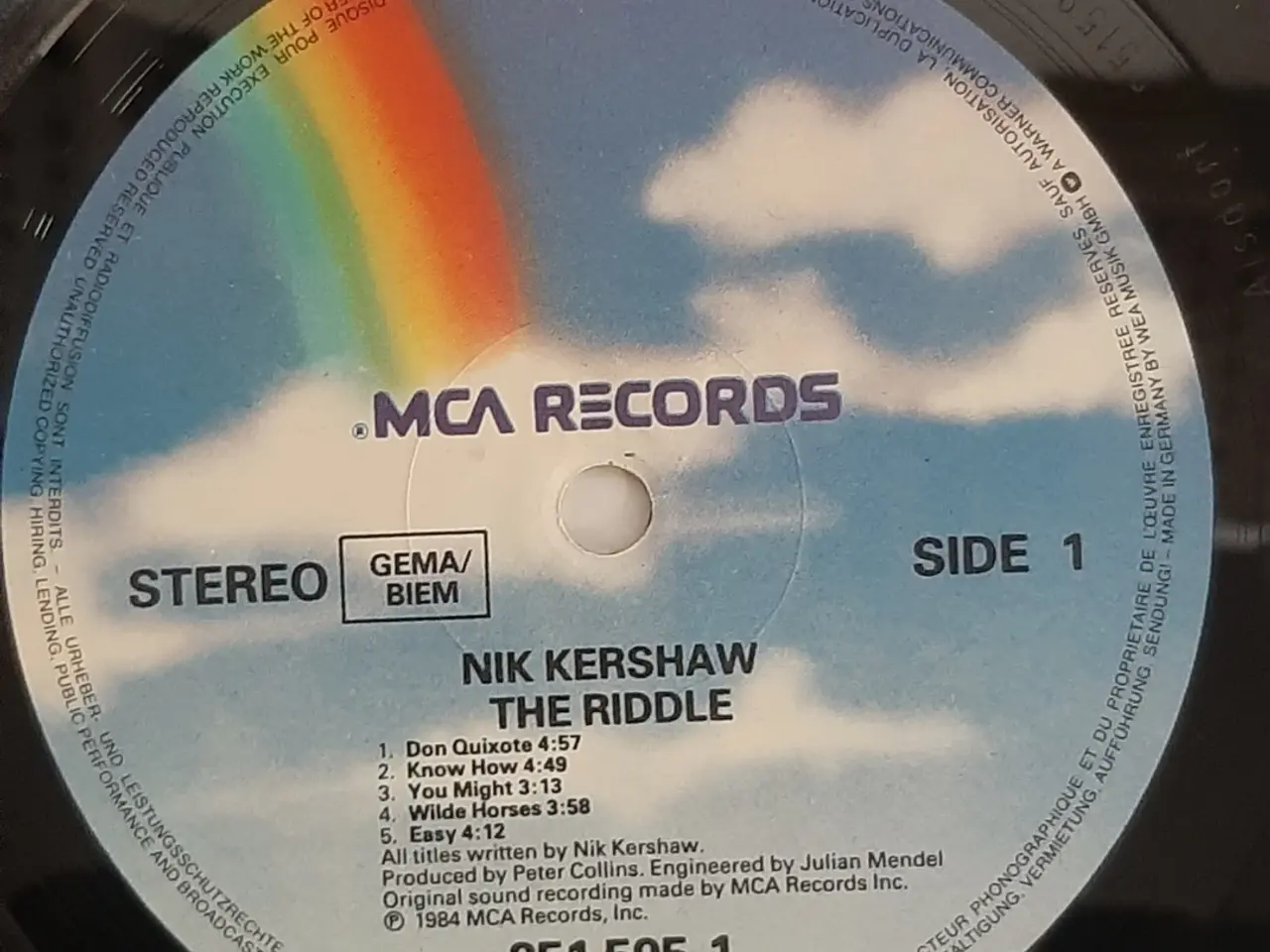 Billede 2 - NIK KERSHAW THE RIDDLE VINYL