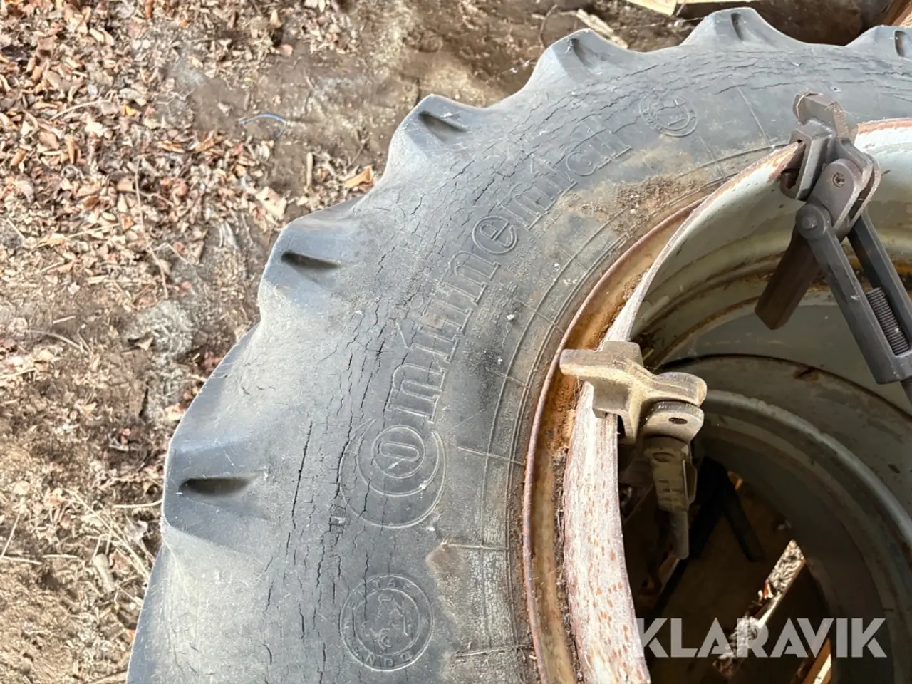 Billede 8 - Traktorhjul Continental Tractor 16.9-30 6PR med fælg 2 styk