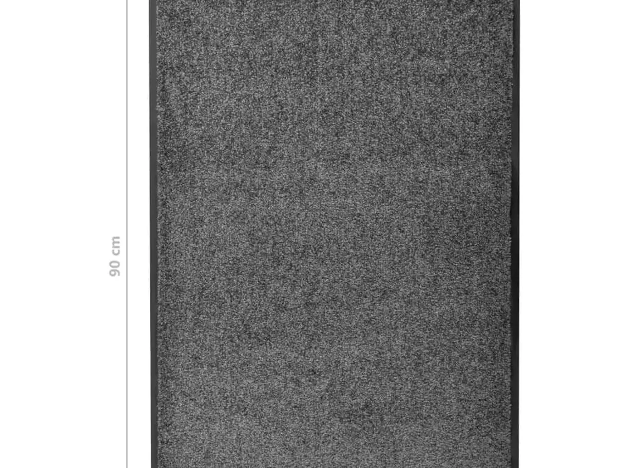 Billede 6 - Vaskbar dørmåtte 60 x 90 cm - antracitgrå