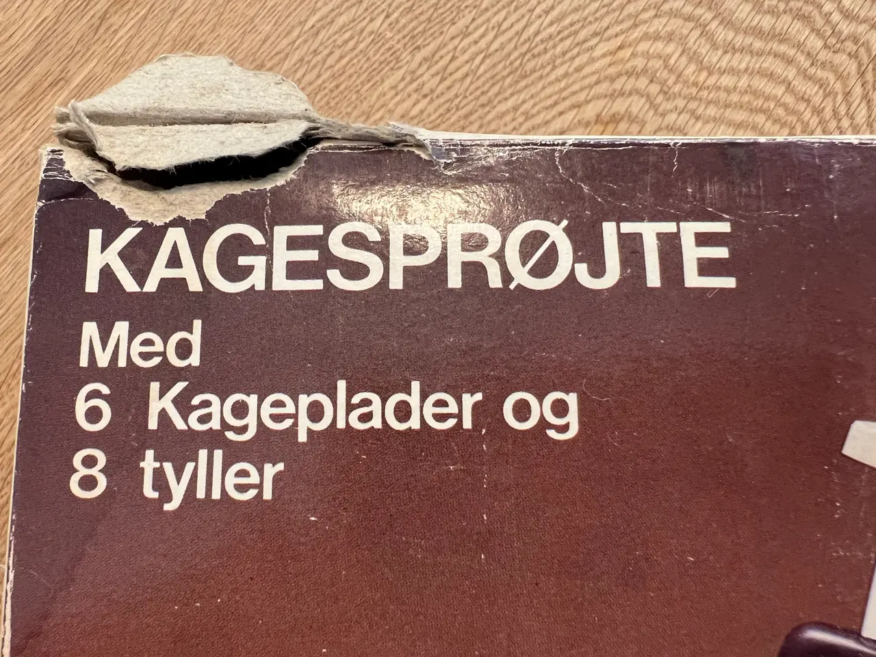 Billede 2 - Retro Kagesprøjte m/tyller og kagesprøjte