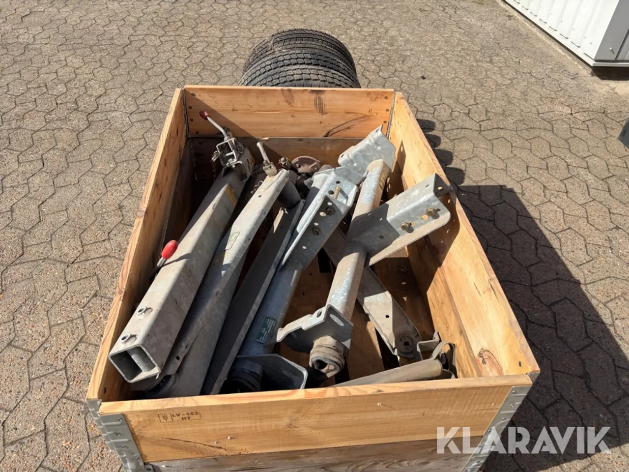 Billede 7 - Undervogne AL-KO 700-5 til mobilkompressor, 2 Styk