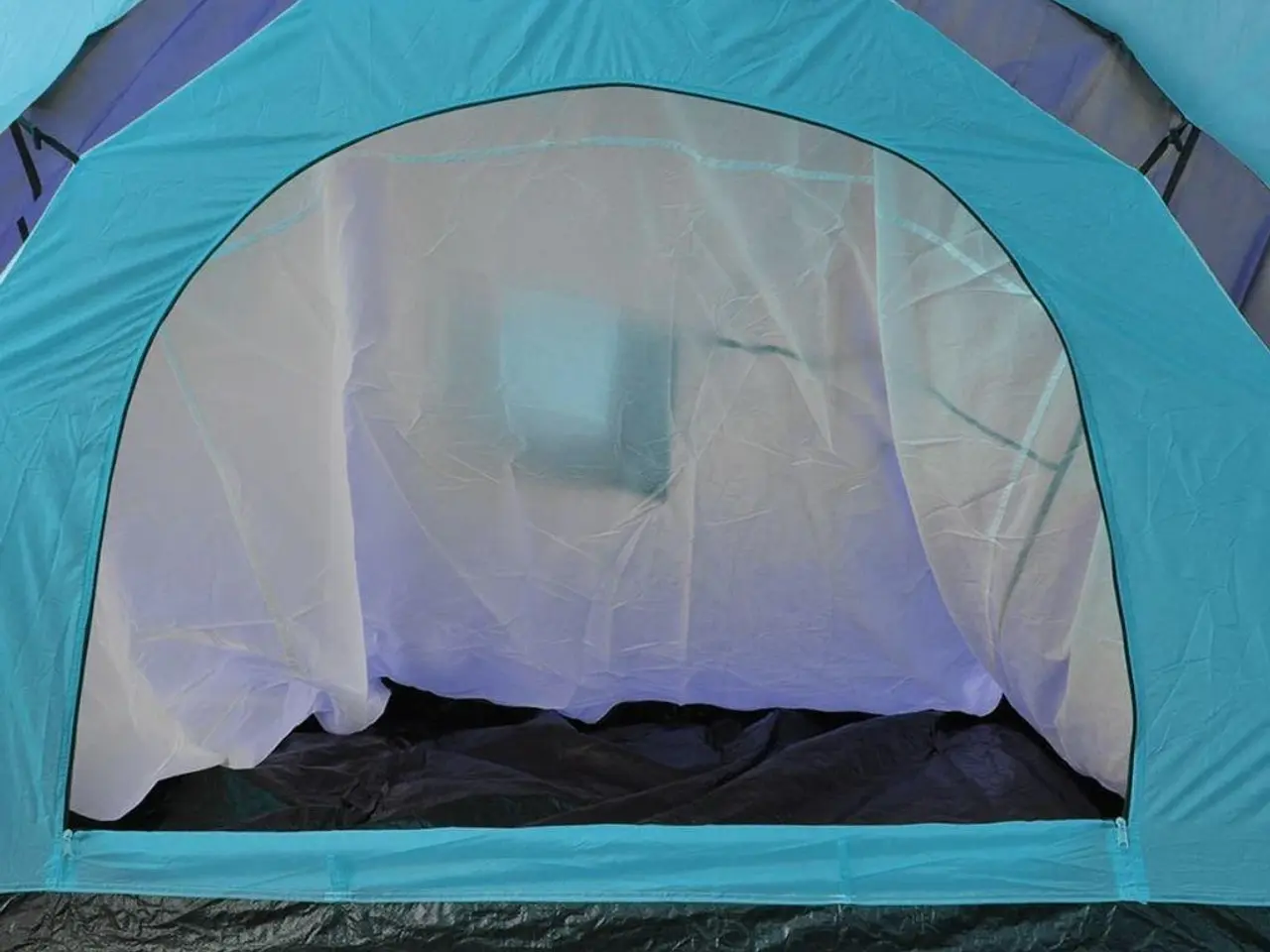 Billede 4 - Campingtelt til 9 personer - mørkeblå/blå, 3 rum
