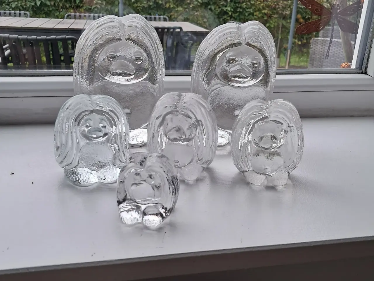 Billede 1 - Glasfigurer Bergdala trolde klar glas.
