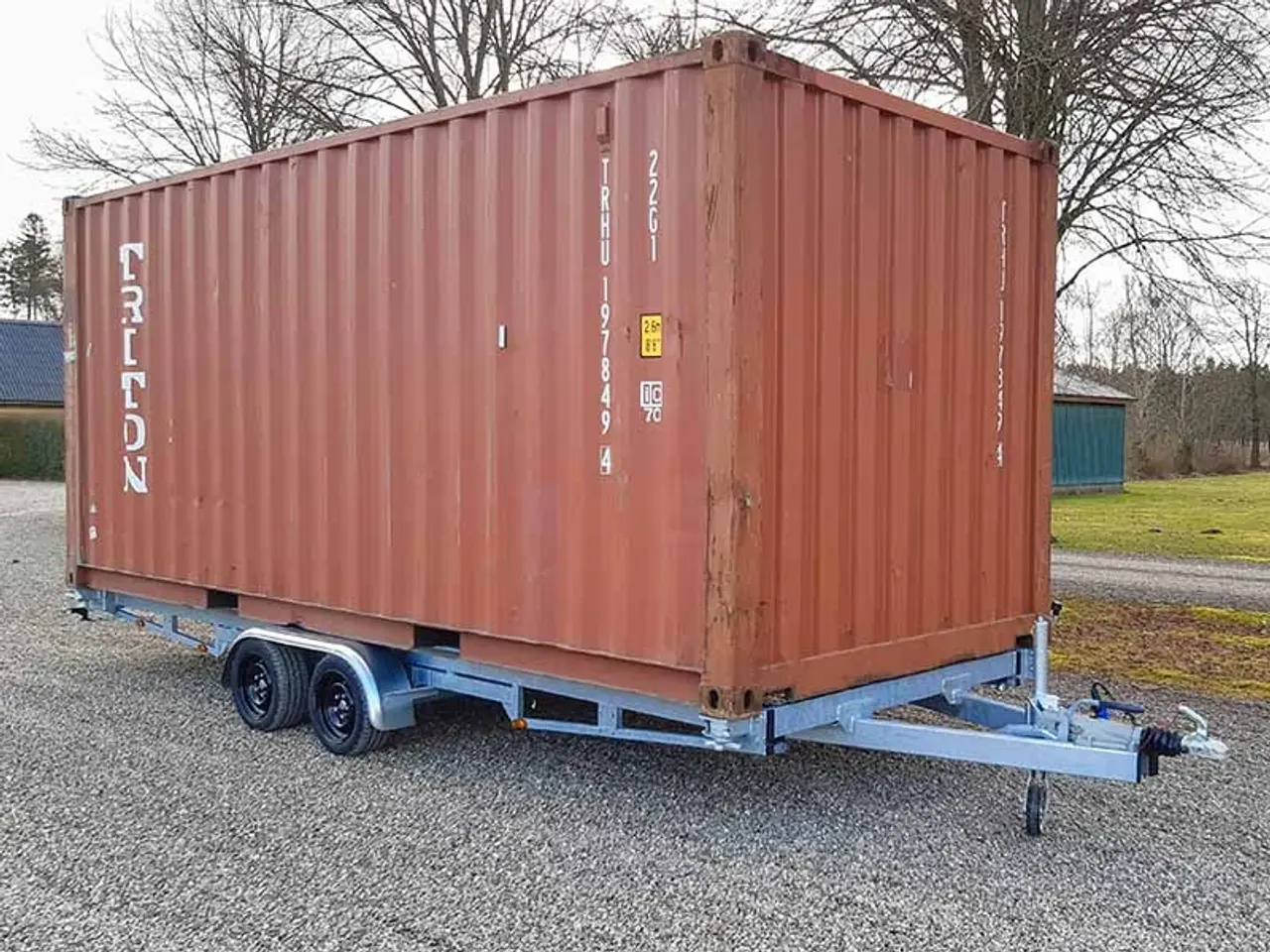 Billede 4 - Vlemmix containertrailer 20 fod 3500 kg - 2 aksler