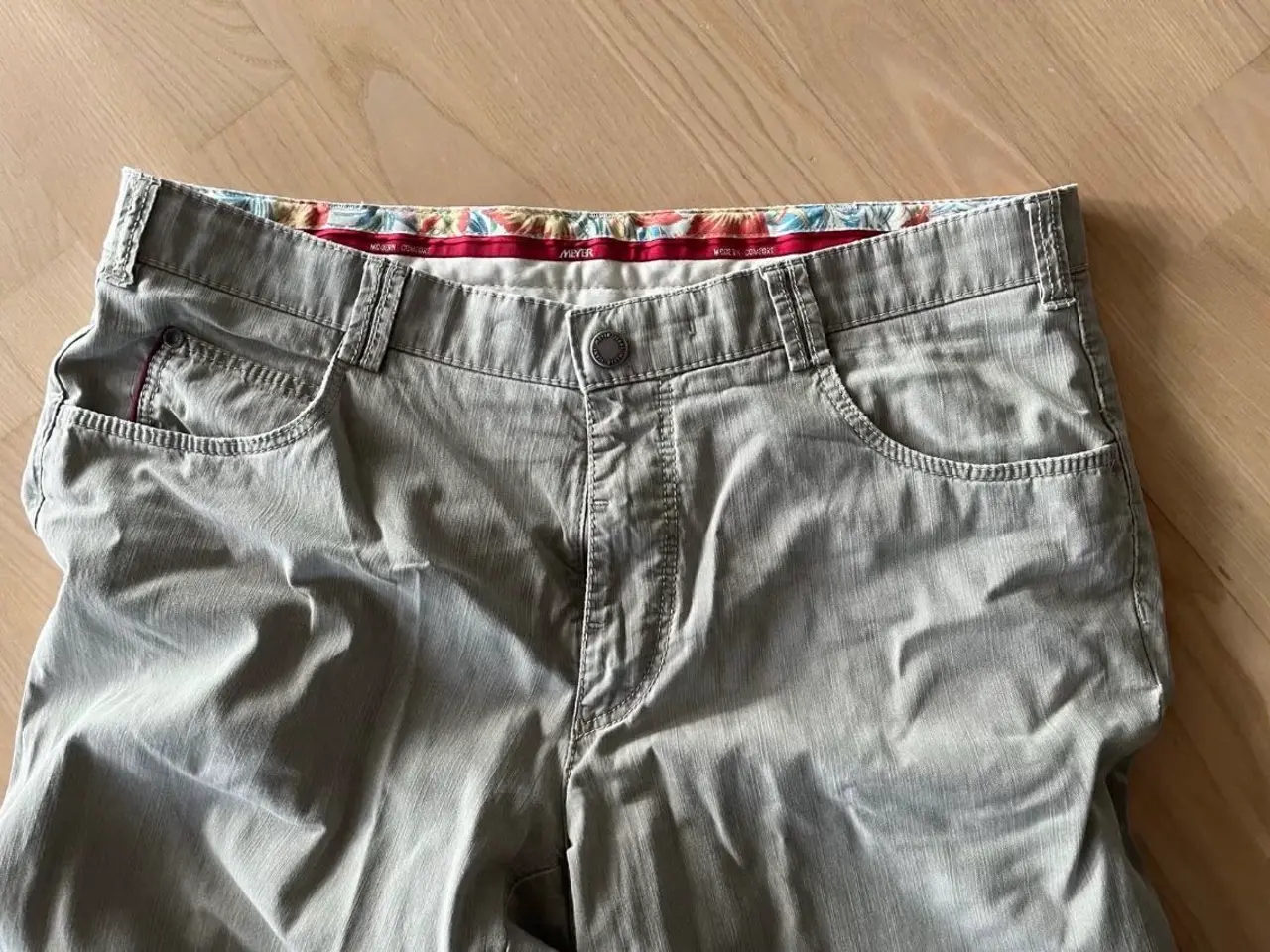 Billede 3 - Sandfarvet chinos